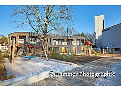 Die Kita direkt nach der Fertigstellung.