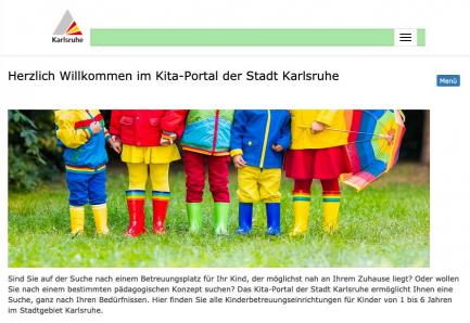 Die Anmeldung erfolgt über das Kita-Portal der Stadt Karlsruhe.